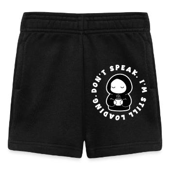 Café Ich lade immer noch Manga - Baby Shorts - Schwarz - Vorne