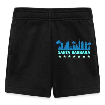Santa Barbara Küsten Skyline Design - Baby Shorts - Schwarz - Vorne