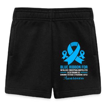 ME CFS - Baby Shorts - black - Front