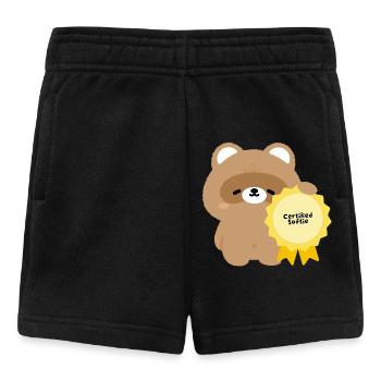 Certified Softie Beaver - Baby Shorts - black - Front