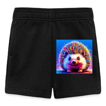 Igel - Baby Shorts - Schwarz - Vorne