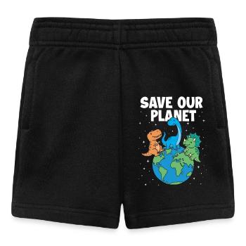 Sauver notre planète Climat Environnement - Short Bébé - noir - Devant