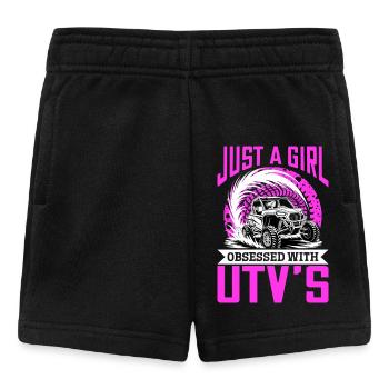 UTV Off Road Girl Woman 4 Wheeler Side by side - Baby Shorts - Schwarz - Vorne