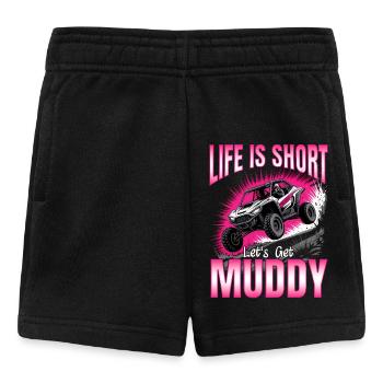 UTV Off Road Girl Woman 4 Wheeler Side by side - Baby Shorts - Schwarz - Vorne