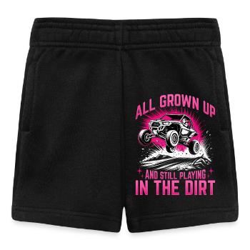 UTV Off Road Girl Woman 4 Wheeler Side by side - Baby Shorts - Schwarz - Vorne