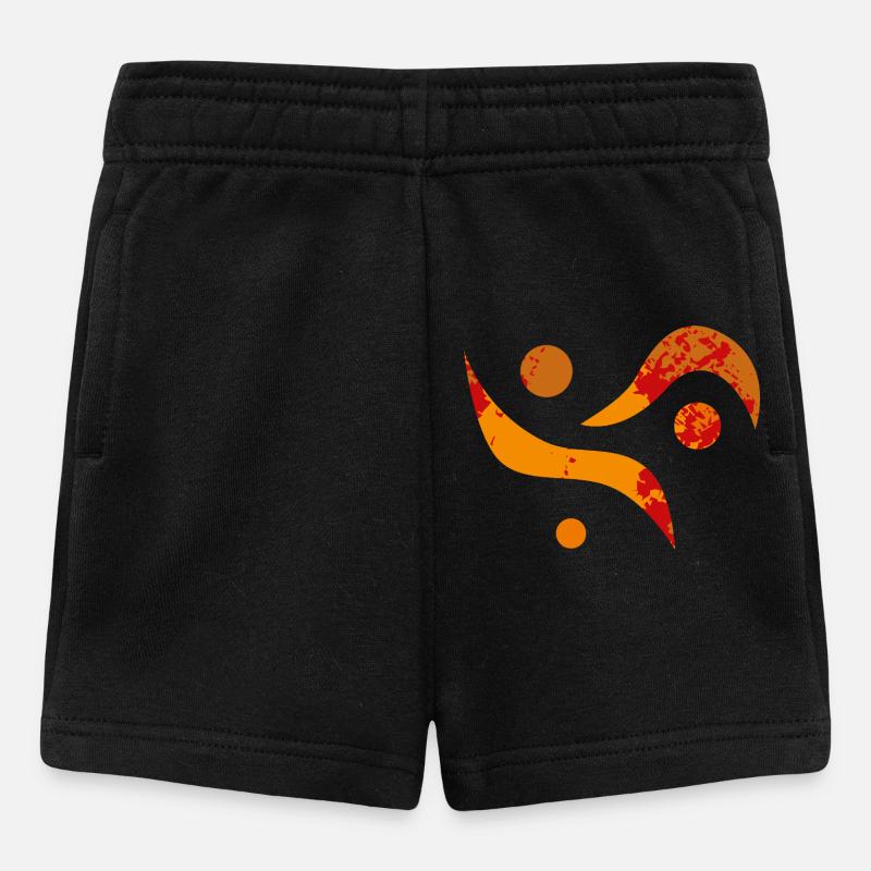 Yoga design_35 - Short Bébé - noir