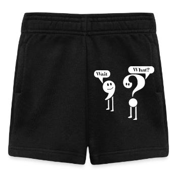 English Grammar Punctuation Teacher Student - Baby Shorts - black - Front