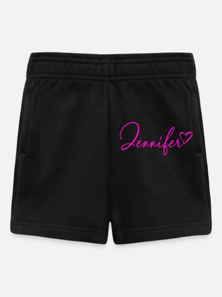 Jennifer Signature Neon Pink - Baby Shorts - black