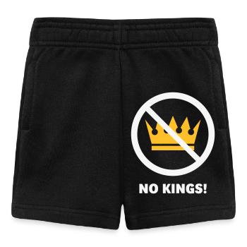 No Kings! (Protest Design / NEG 2C) - Baby Shorts - black - Front