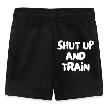 shut up and train - Baby Shorts - black - Front
