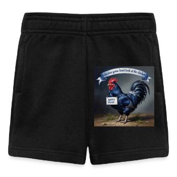 chicken Game - Baby Shorts - Schwarz - Vorne