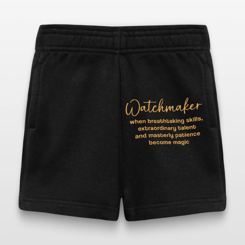 Clockwork Clock Baby Shorts