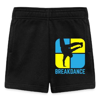 Breakdance - Pantalones cortos para bebé - negro - delante