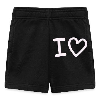 i_love - Baby Shorts - black - Front