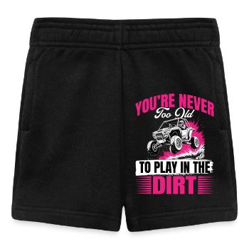 UTV Off Road Girl Woman 4 Wheeler Side by side - Baby Shorts - Schwarz - Vorne