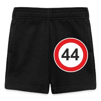 44 Limite de vitesse pour quarante-quatre anniversaires - Short Bébé - noir - Devant