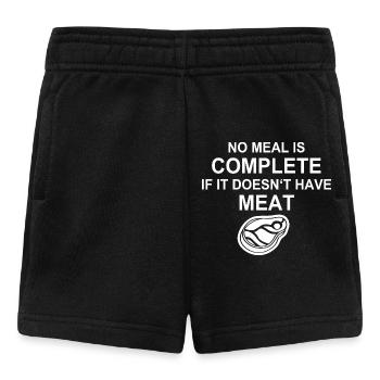 Fleischliebhaber Grillen BBQ Burger Steak Koch - Baby Shorts - Schwarz - Vorne
