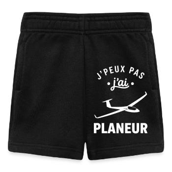 J'peux pas j'ai planeur - Short Bébé - noir - Devant