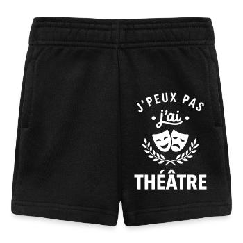 J'peux pas j'ai théâtre - Short Bébé - noir - Devant
