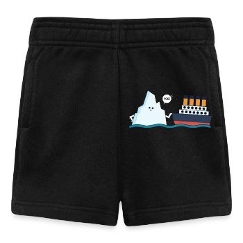 Titanic Funny Titanic and I-ceberg Poke Parody - Baby Shorts - black - Front