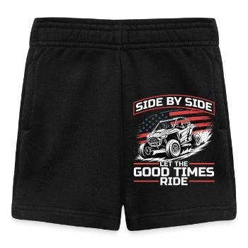 UTV Off Road Boy Men 4 Wheeler Side by side - Baby Shorts - Schwarz - Vorne