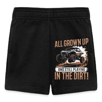 UTV Off Road Boy Men 4 Wheeler Side by side - Baby Shorts - Schwarz - Vorne