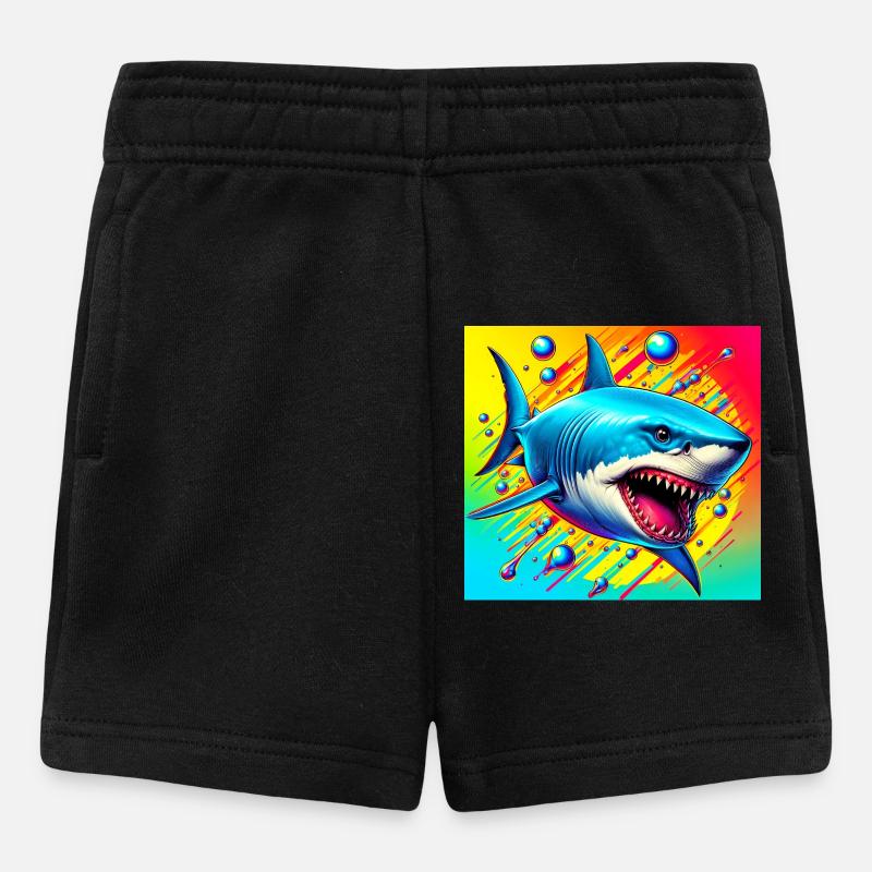 Shark - Baby Shorts - black
