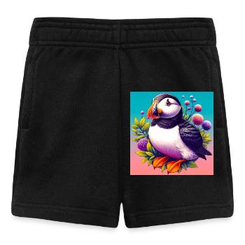 puffin - Baby Shorts - black - Front