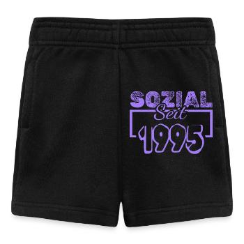 Sozialarbeiter 1995 - Baby Shorts - Schwarz - Vorne