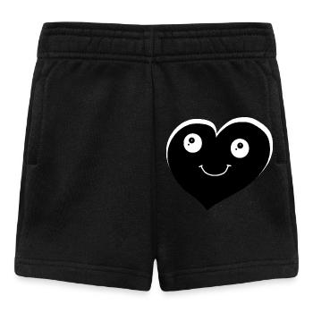 Cœur Noir Cœurs Émotions - Short Bébé - noir - Devant