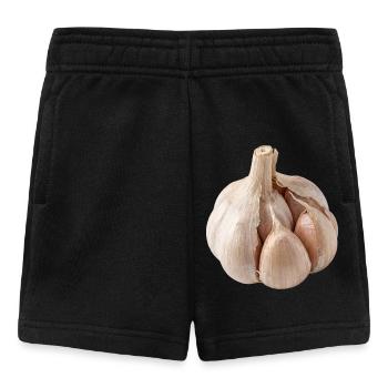 Ail Cuisine végane méditerranéenne - Short Bébé - noir - Devant