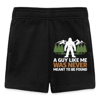 Bigfoot Sasquatch Yeti Cryptid Creatures Big Foot - Baby Shorts - black - Front
