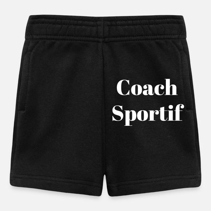 coach_sportif - Short Bébé - noir