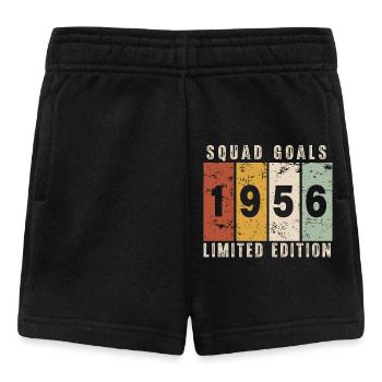 anniversaire 1956 - 70 ans - Short Bébé - noir - Devant