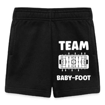 Tischfußball: - Baby Shorts - Schwarz - Vorne
