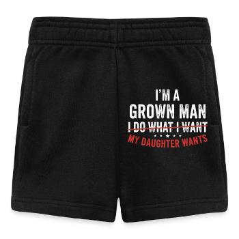 My Daughter Decides Everything for Me - Baby Shorts - black - Front