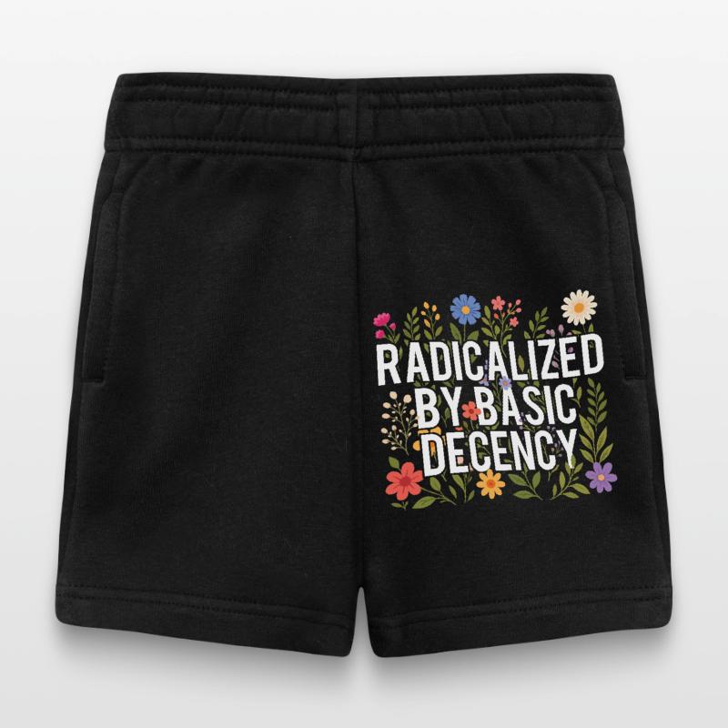 Radicalized Basic Decency Human Rights Kindness Baby Shorts