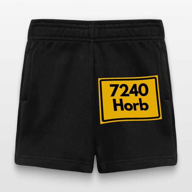 OLD POSTCODE POSTCODE RETRO 7240 HORB HEIMATSTOLZ Baby Shorts