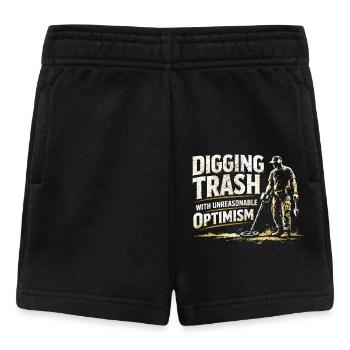 Digging with optimism | Probing Metal Detector - Baby Shorts - black - Front
