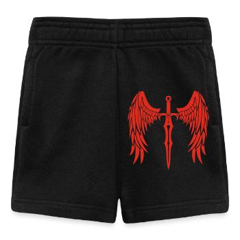 Rotflügeliges Schwert - Baby Shorts - Schwarz - Vorne