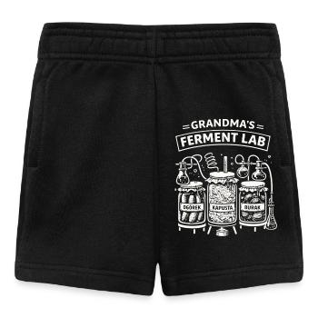 Grandma's Ferment Lab Polnischer Gurkenhumor - Baby Shorts - Schwarz - Vorne