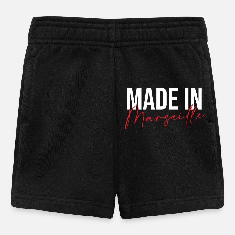 Made in Marseille - Short Bébé - noir