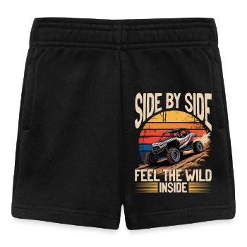 UTV Off Road 4 Wheeler Side by side - Baby Shorts - Schwarz - Vorne