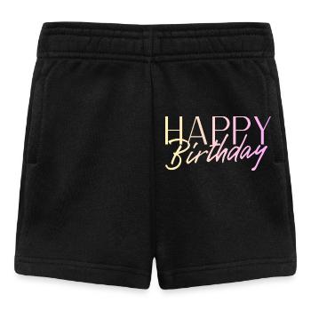 Bon anniversaire - Short Bébé - noir - Devant