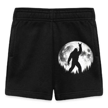 Bigfoot Rock On Sign Sasquatch Yeti Rock And Roll - Baby Shorts - Schwarz - Vorne