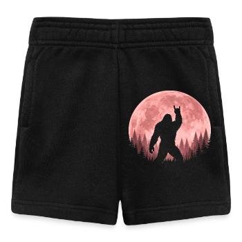 Bigfoot Rock On Sign Sasquatch Yeti Rock And Roll - Baby Shorts - Schwarz - Vorne