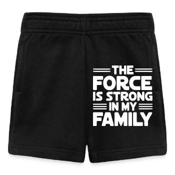 The Force Is Strong In My Family - Baby Shorts - black - Front