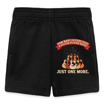Guitar Player Design – Just One Guitar Left - Baby Shorts - black - Front