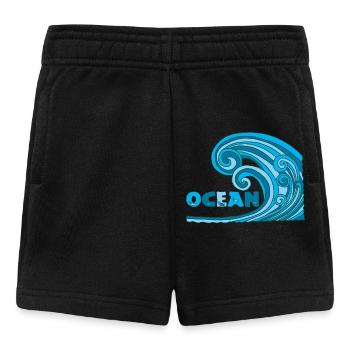 The wave - Baby Shorts - black - Front