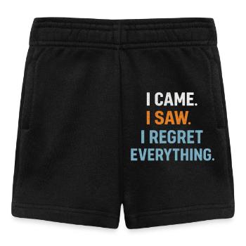 I came. I saw. I regret everything. Introvert - Baby Shorts - black - Front
